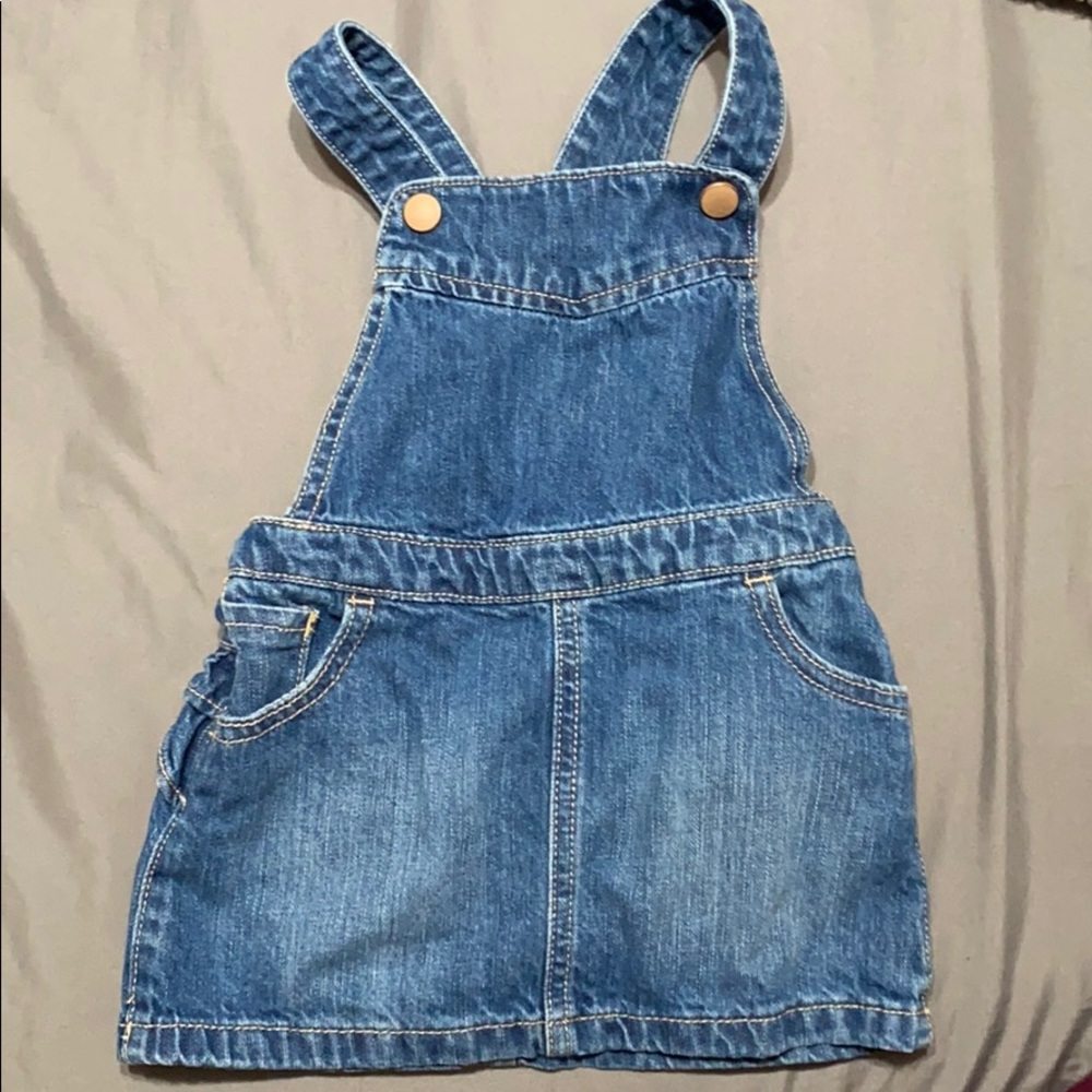 Old Navy, girls denim overall dress